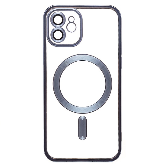 Задняя накладка SM027 SafeMag для iPhone 12 (blue) (232386)