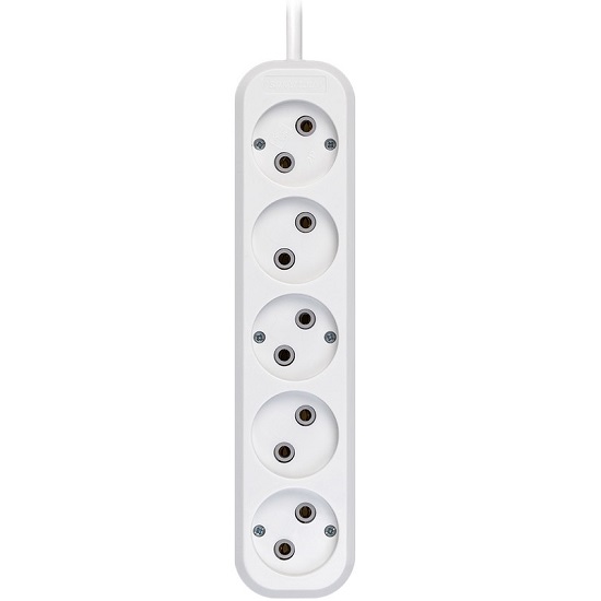 Сетевой удлинитель SMARTBUY SBE-10-5-07-N, 7 м, 5 розеток