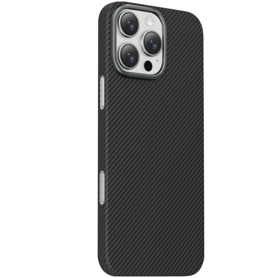 Задняя накладка KEEPHONE KEVILAR SWEDEN Magsafe CASE для iPhone 16 PRO BLACK