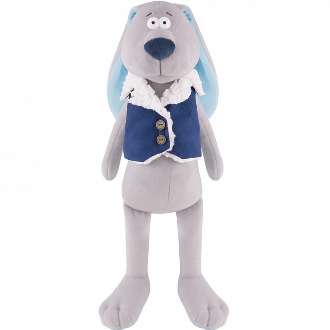 Мягкая игрушка Maxitoys Кролик Михалыч в жилетке, 20 см