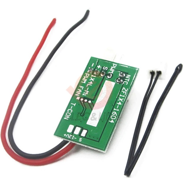 4-проводной регулятор температуры, PWM модуль регулятора скорости 12 В с рабочим диапазоном 8-16 В для вентилятора ПК