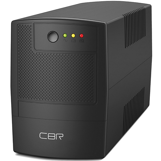 Источник бесперебойного питания CBR [UPS-TWP-101EJ-650] 650VA/390W, Schuko CEE 7 x2 outlets, LED, USB Type-B, RJ11/45 AVR, SEC, 12V/7Ah