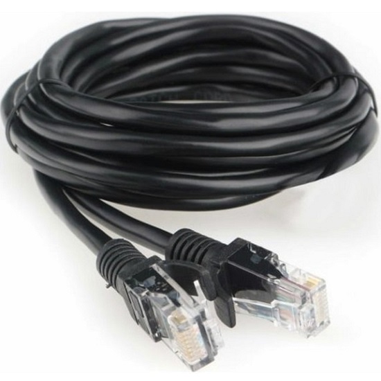 Патч-корд 3.0м ГАРНИЗОН PC-UTP-5e-3-BK кат.5e, черный, литой, многожильный