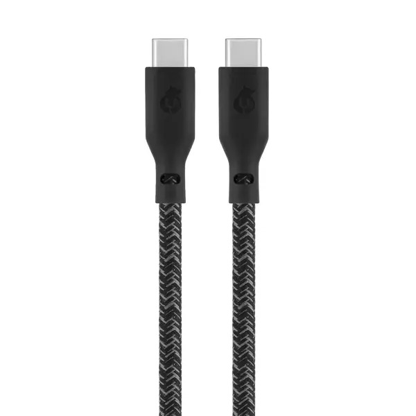 Кабель Type-C <--> Type-C  2.4м uBear DC18BL24TR-CC, черный, 140W