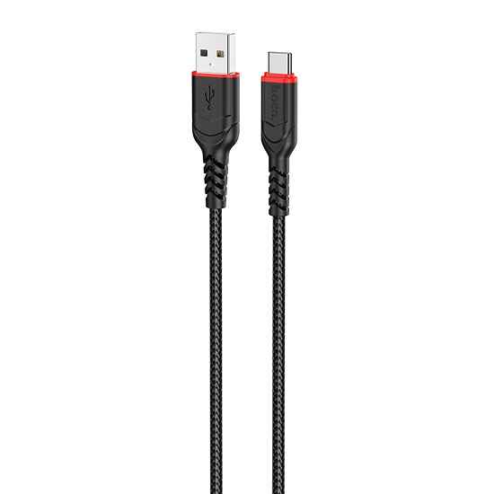 Кабель USB <--> Type-C  3.0м HOCO X59 черный