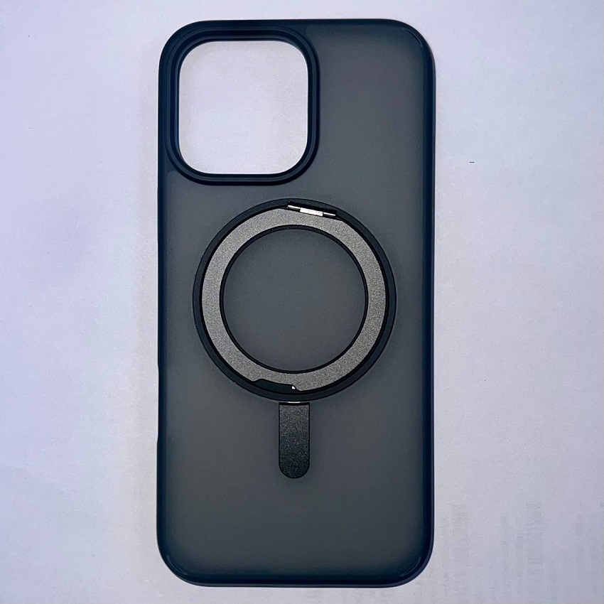 Силиконовый чехол HOCO для iPhone 16 Pro Max, AS1, прозрачный,  чёрный