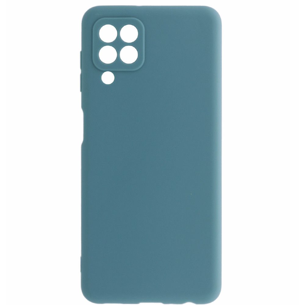 Задняя накладка ZIBELINO Soft Matte для Samsung Galaxy A22 (лазурный) защита камеры