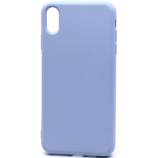 Задняя накладка SILICONE CASE NEW ERA для iPhone XS Max голубой