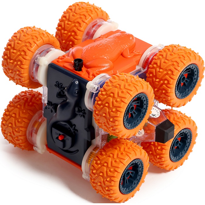 Машина-перевёртыш «Трюкач», радиоуправление, цвет оранжевый 9893564