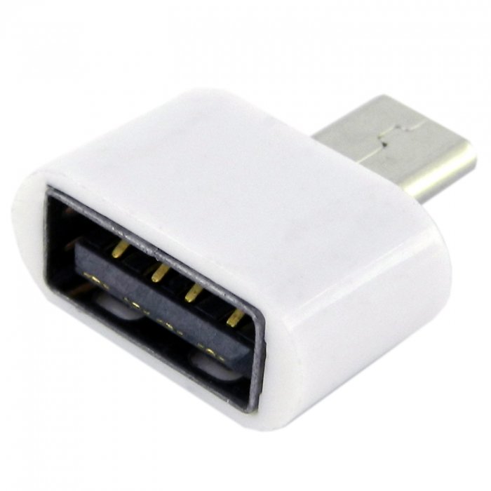 Переходник OTG microUSB WALKER №02 пластиковый