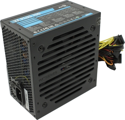 Блок питания 700W AEROCOOL VX PLUS 700, черный