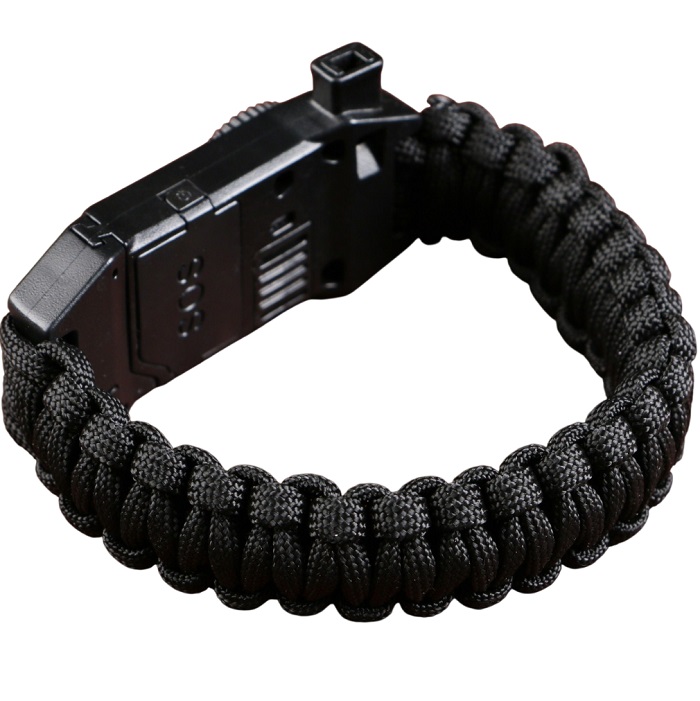 Браслет для выживания «Мастер К.», с компасом и фонариком, паракорд 3 м, 24×2 см