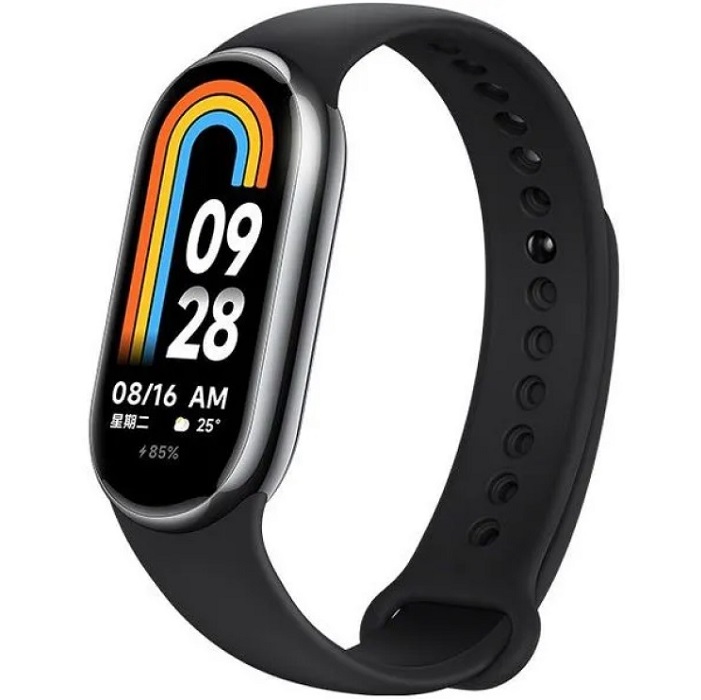 Силиконовый ремешок NONAME для Xiaomi Mi Band M8/9 черный