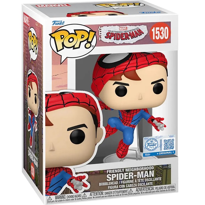 Фигурка Funko POP! Bobble Marvel FNSM Friendly Neighborhood Spider-Man (Exc) (1530) 87224