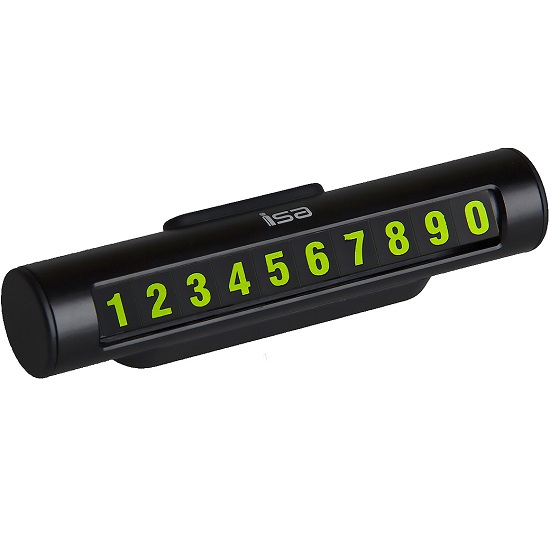 Автовизитка ISA VHM-P1 черная