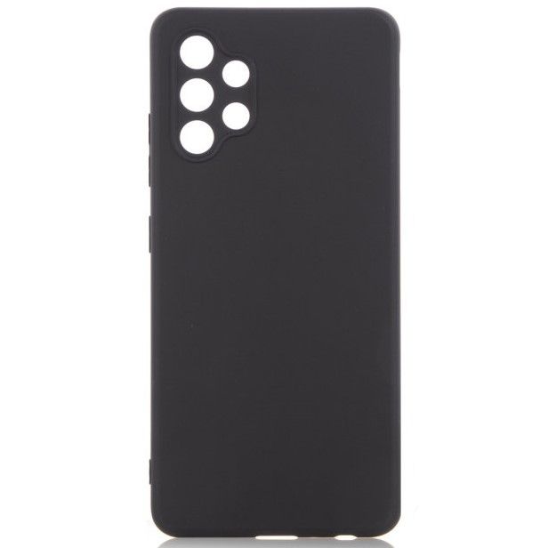 Задняя накладка SILICONE CASE Soft Matte для Samsung Galaxy A32 чёрный