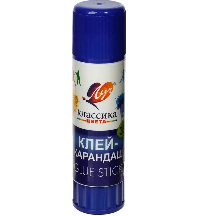 Клей-карандаш PVP 36 г Луч «Классика»