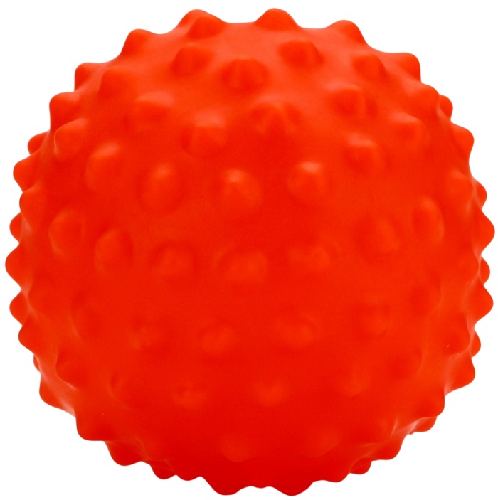 Игрушки для собак. Мячик с пищалкой «Красный», d=6.5 см