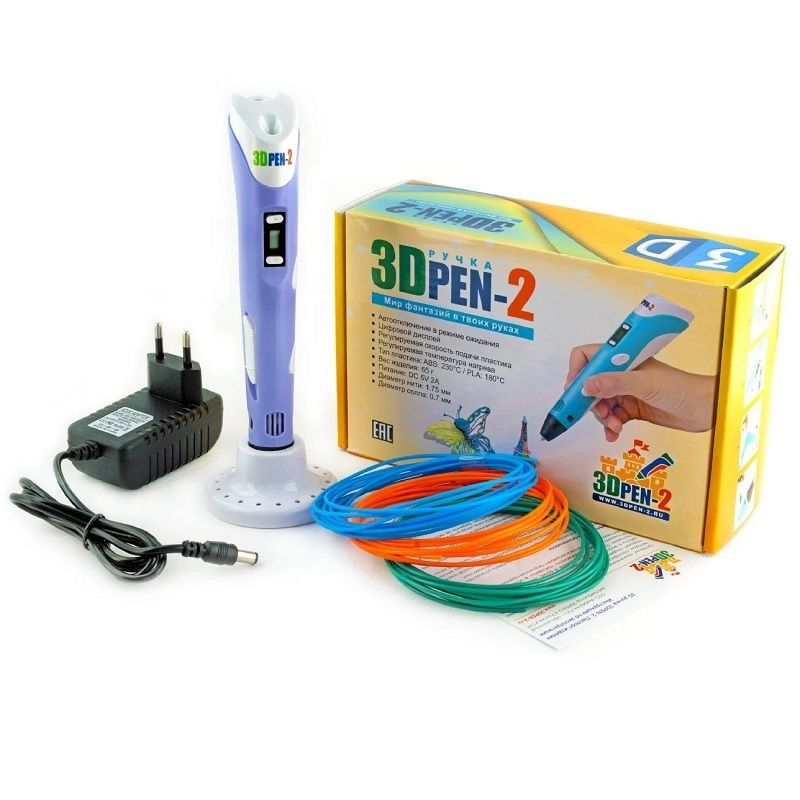Ручка 3D PEN-2 фиолетовая