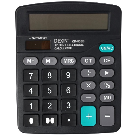Калькулятор настольный, 12 - разрядный KK-838B, 145 х 183 х 43 мм 588174