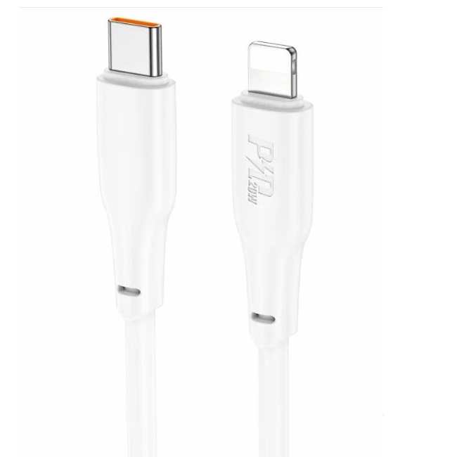Кабель Lightning <--> Type-C  2.0м HOCO X93 Force, белый