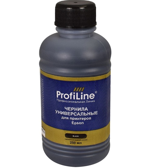 Чернила ProfiLine для Epson универсальные Black 250 мл водные