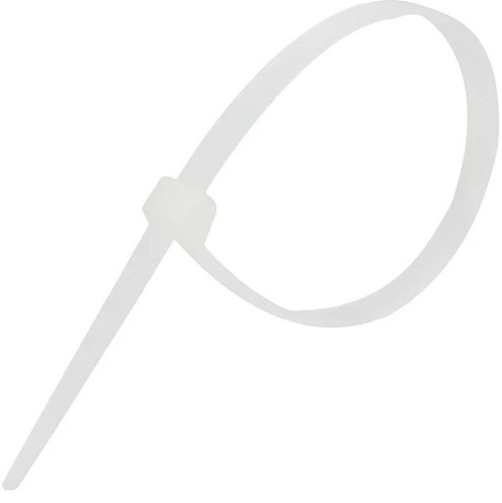 Хомут-стяжка CABLEXPERT NYT-450x7.6, 450 x 7.6мм, белые (100 шт)