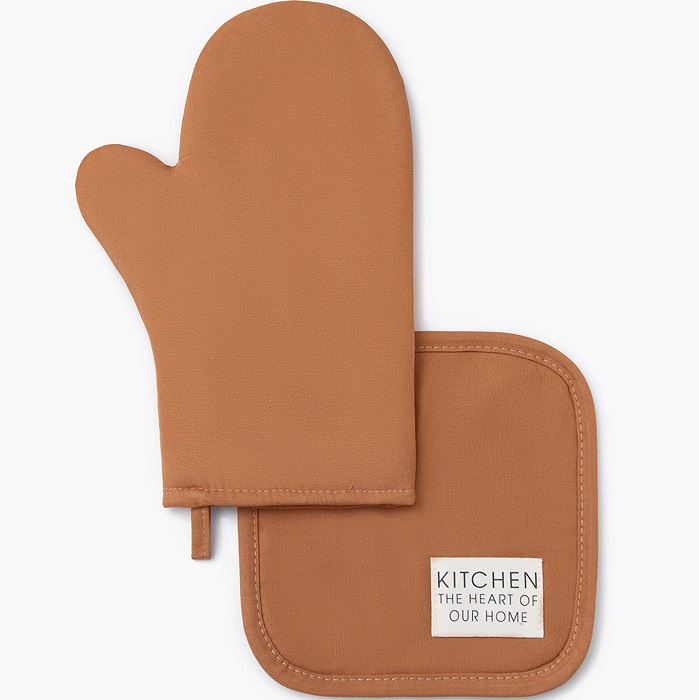 Набор кухонных прихваток Этель Kitchen, цвет оранжевый 7866019