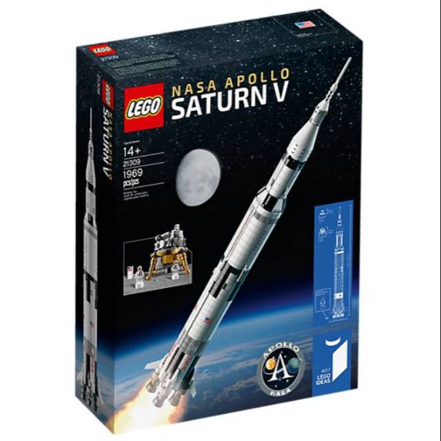 Конструктор LEGO Ideas 92176 Ракетно-космическая система НАСА "Сатурн-5-Аполлон"