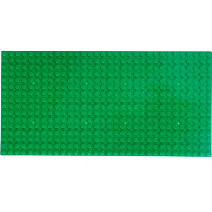 Пластина-перекрытие для конструктора, 25,5 × 12,5 см, цвет зелёный 7519705