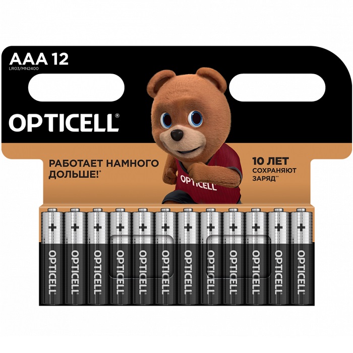 Элемент питания OPTICELL LR03 BASIC BL-12 (12/144)