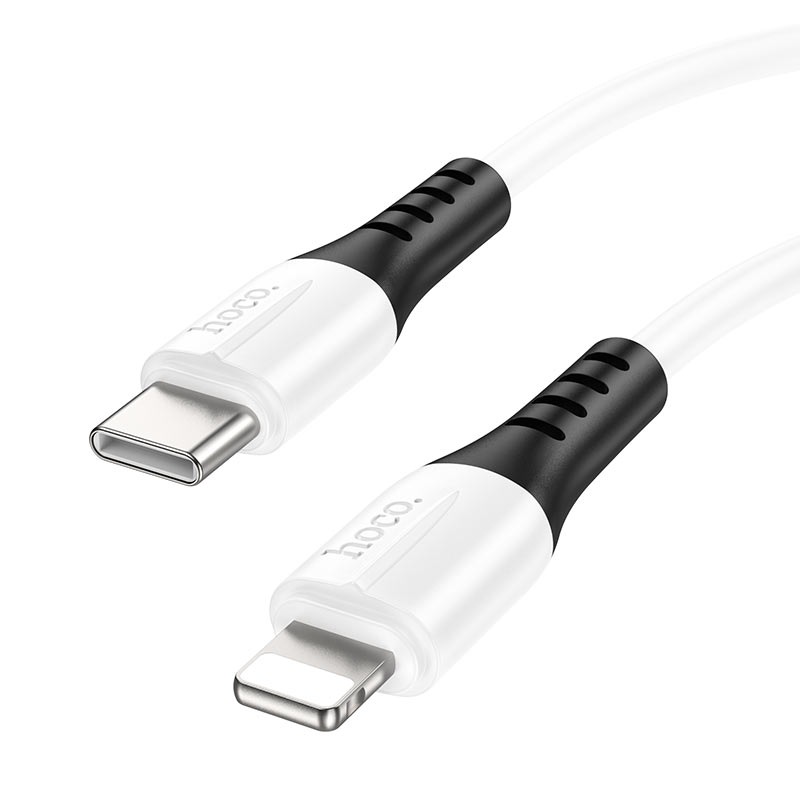 Кабель Lightning <--> Type-C 1.0м HOCO X82, белый, 20W