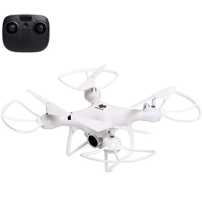 Квадрокоптер WHITE DRONE, камера 2.0 МП, Wi-Fi, цвет белый 7696662
