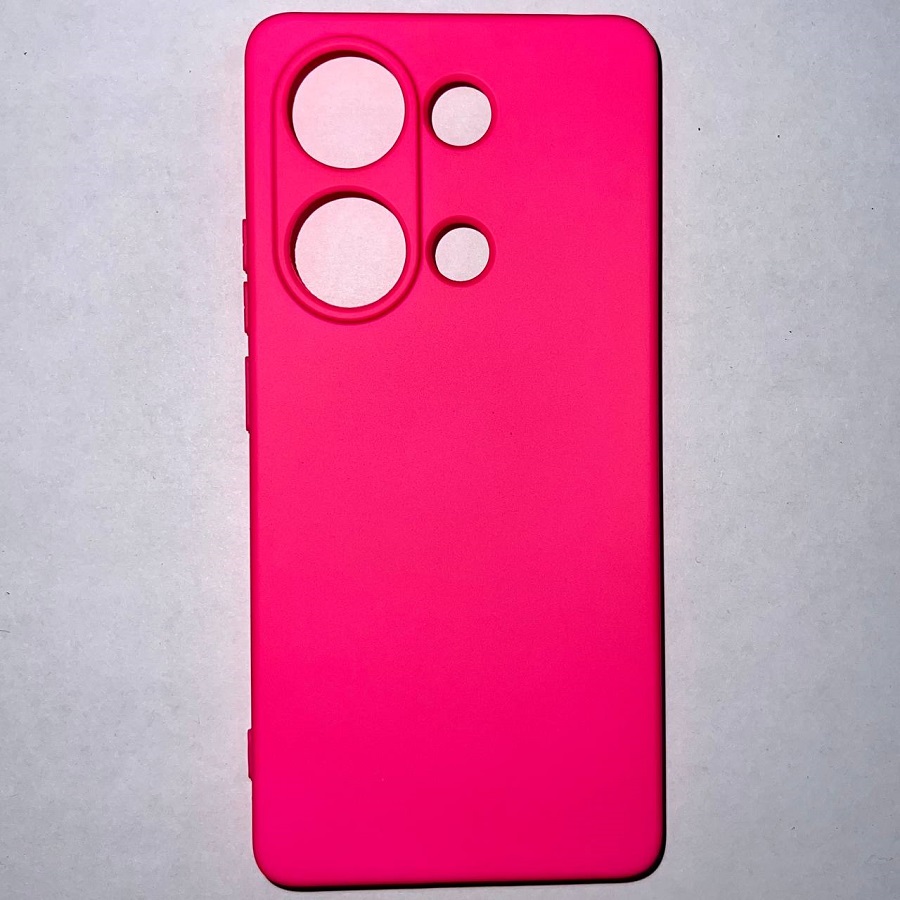 Силиконовый чехол NANO для Xiaomi Redmi NOTE 13 PRO (4G)/POCO M6 PRO (4G) фуксия