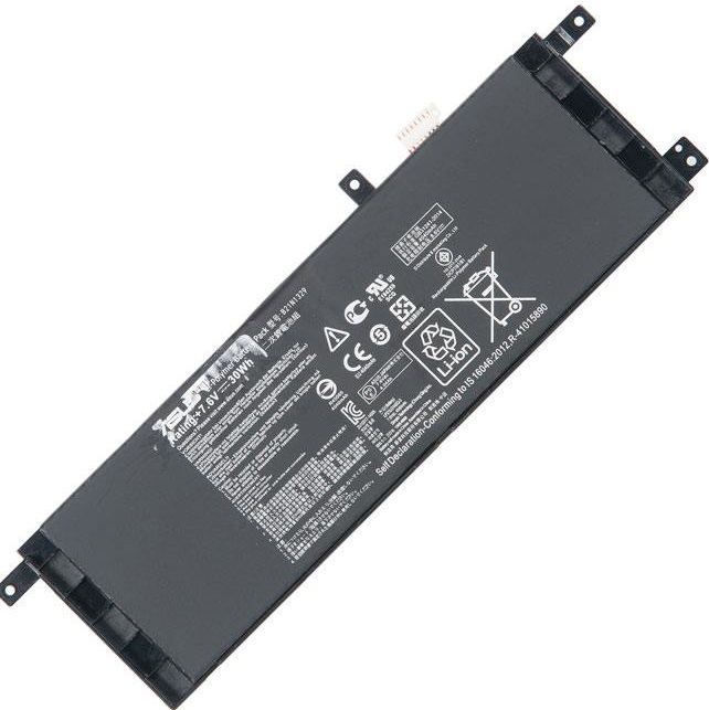 Аккумулятор (акб, батарея) B21N1329 для ноутбука Asus X453MA, 7.6V, 30Wh, 3900 mAh