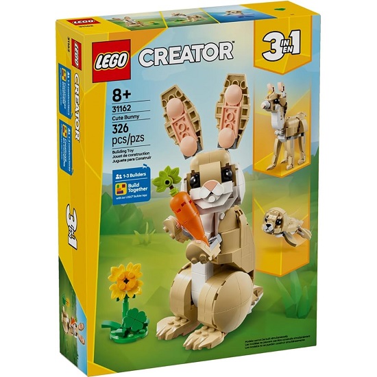Конструктор LEGO Creator 31162 Милый кролик (Уп: 30*20*10)