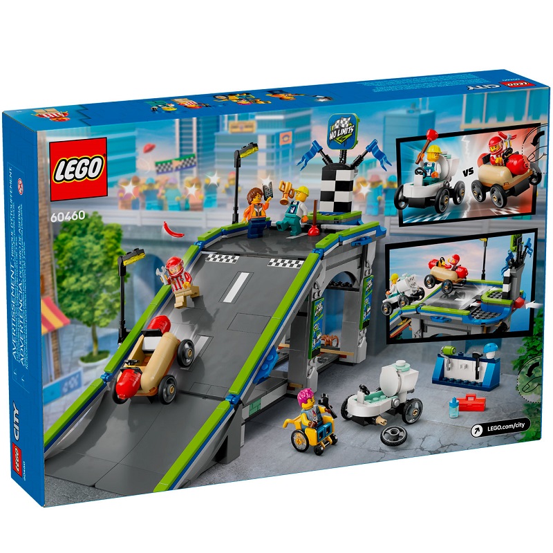 Конструктор LEGO CITY 60460 Никаких ограничений: автогоночная трасс