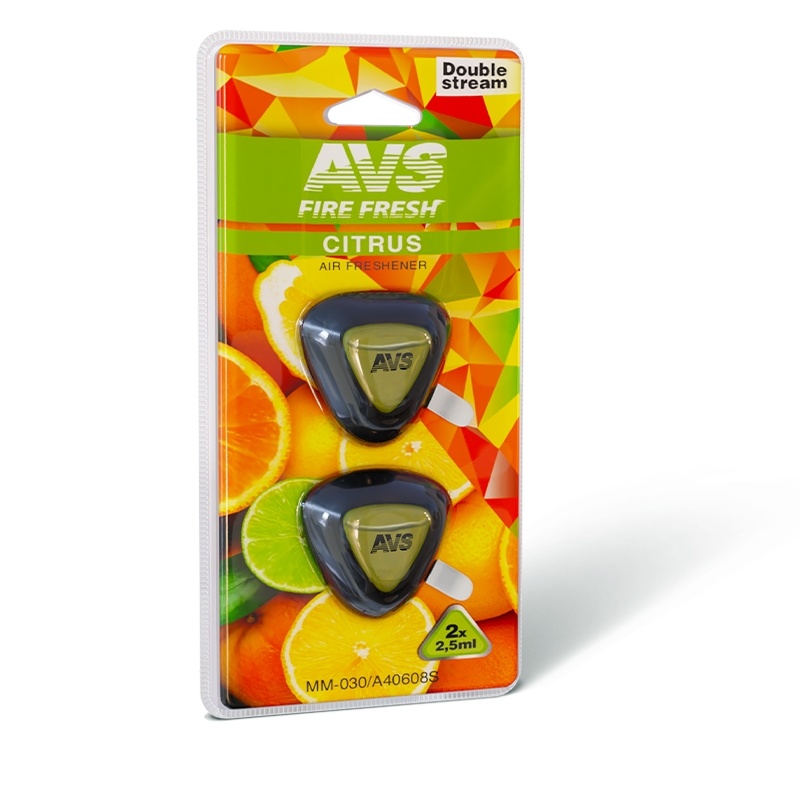 Ароматизатор AVS MM-030 Double Stream Citrus/Цитрус) (мини мембрана)