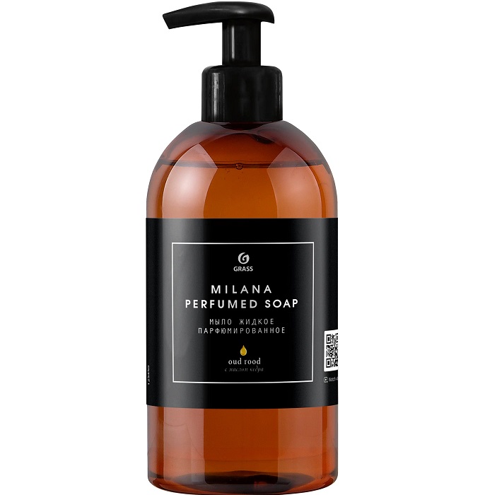 Жидкое мыло парфюмированное GRASS "Milana Oud Rood" (флакон 300мл) 125450