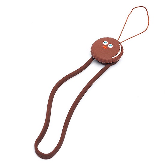 Шнурок на руку силиконовый (brown)