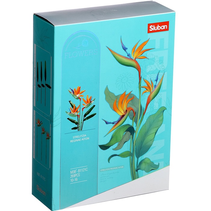 Конструктор Sluban «Цветы. Цветочная композиция», 269 деталей 9590296