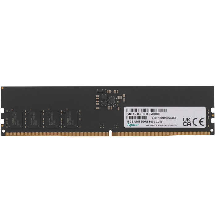 Оперативная память DDR5 16Gb Apacer, 5600MHz, CL40, DIMM