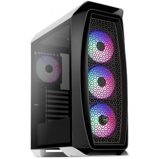 Корпус AEROCOOL Aero One Frost-G-BK-v1 черный без БП ATX 4x120mm 2xUSB3.0 audio