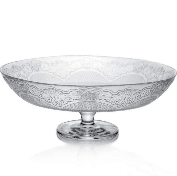 Блюдо на ножке ЛЕЙСИ 300 мм арт.96770SLB