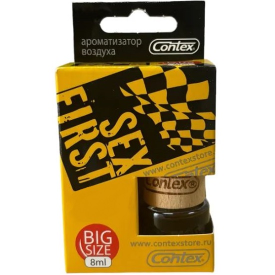 Ароматизатор CONTEX ORG SEX FIRST аромат лаванды бергамота и розы, флакон с деревянной крышкой