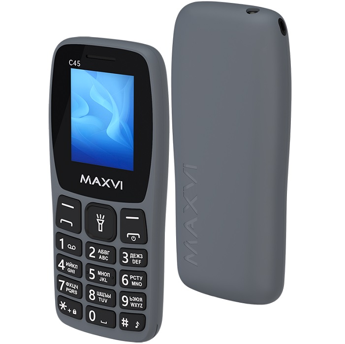 Телефон Maxvi C45 grey