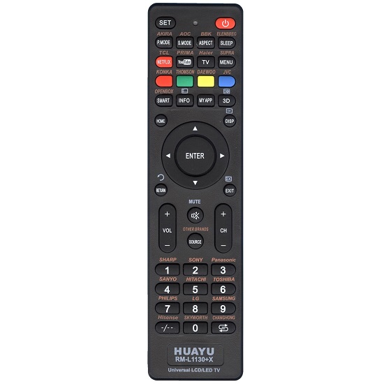 Пульт HUAYU RM-L1130+X plus  белые white универсальный пульт для телевизоров