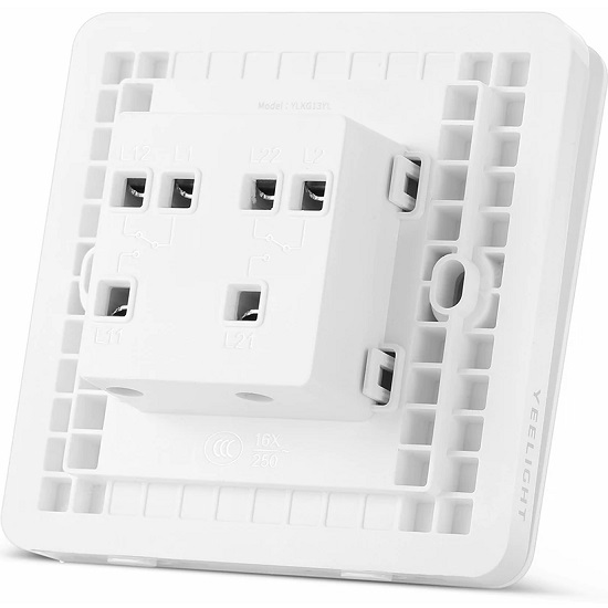 Беспроводной выключатель Yeelight Flex Switch （two gang）(19YLKG13YL)
