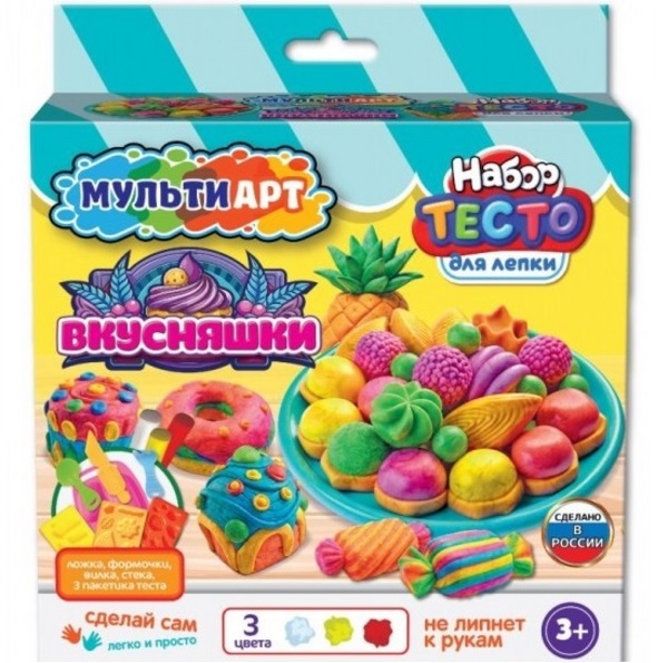 Набор для лепки вкусняшки, 18 см MultiArt 387293