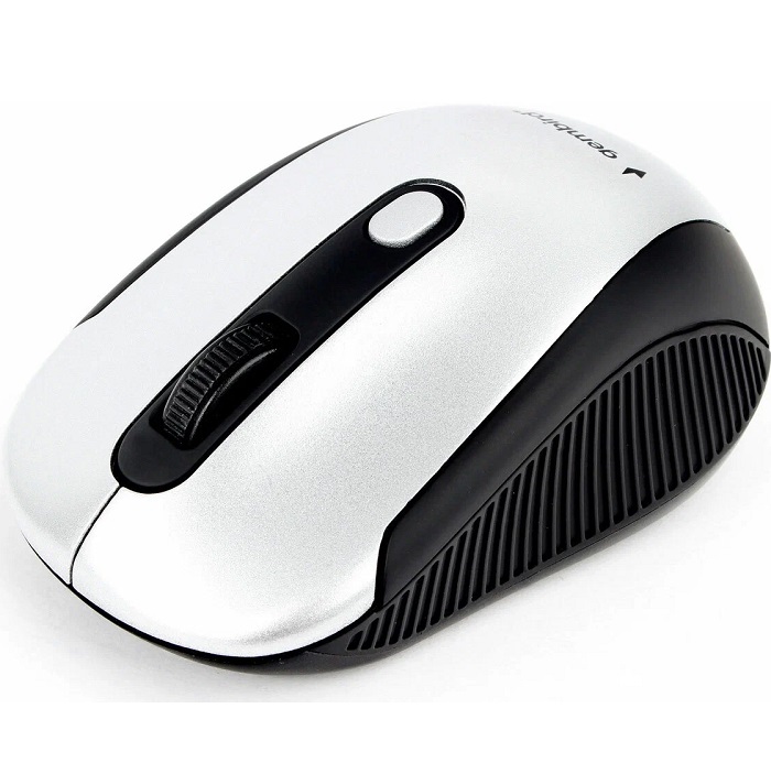 Мышь БП GEMBIRD MUSW-420-4 серебряная